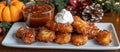 Glazed Pumpkin Spice Fritters