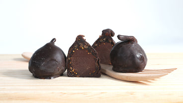Homemade Fennel Fig Chocolates