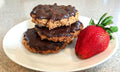 Vegan Peanut Butter Ganache Cookies