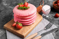 Beetroot Vegan Pancakes