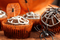 Halloween Chocolate Pumpkin Muffins
