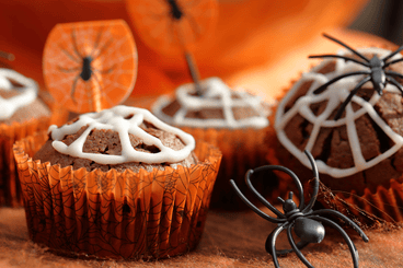 Halloween Chocolate Pumpkin Muffins