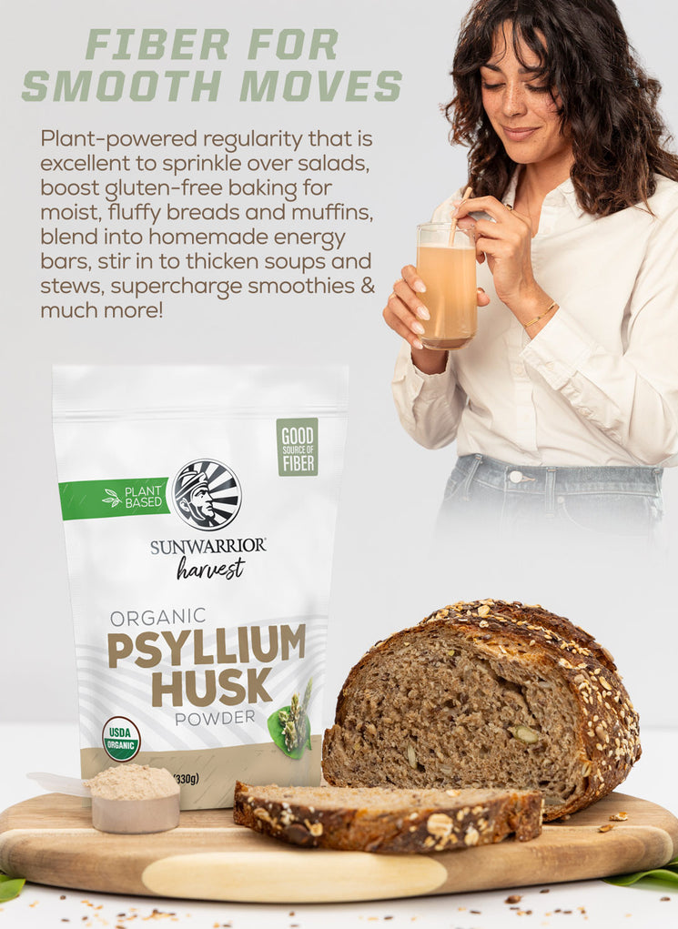 Organic Psyllium Husk Powder - Life style banner image mobile