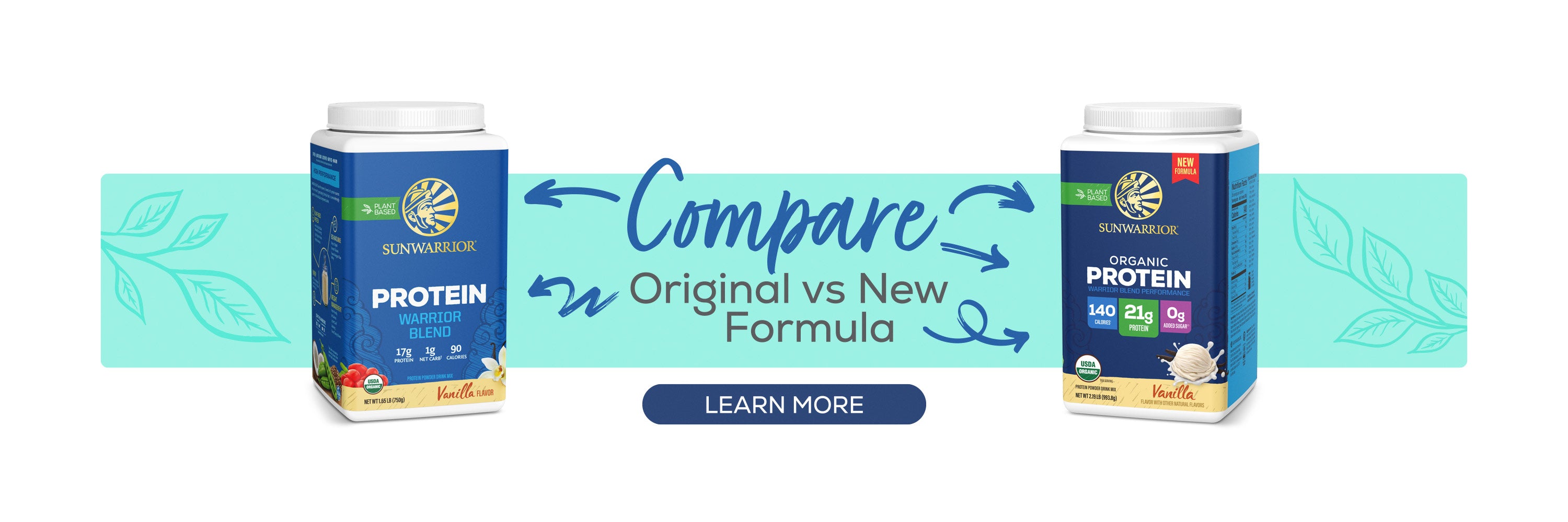 Organic Performance Protein with BCAAs - Warrior Blend Unflavored