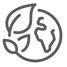 Earth Friendly Icon