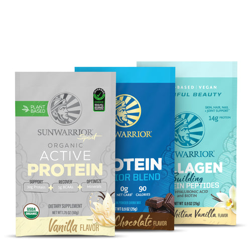 Single Serving Packets Plant-based Protein Sunwarrior