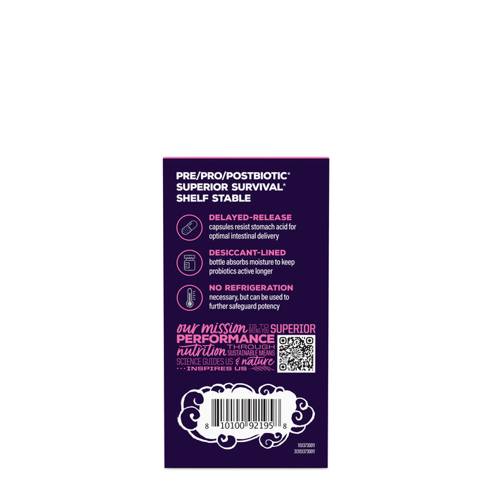 Active Women's Probiotic Capsules Vitamins & Supplements Sunwarrior