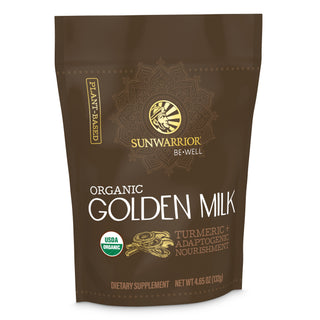 Be•Well Organic Golden Milk Superfood Supplements Sunwarrior 30 Servings