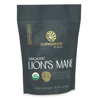 Be•Well Organic Lion's Mane Mushroom Powder Offer Special Sunwarrior