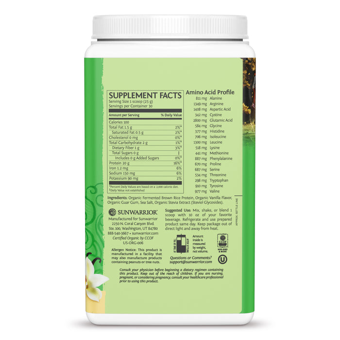 ClassicProtein 750g Vanilla right