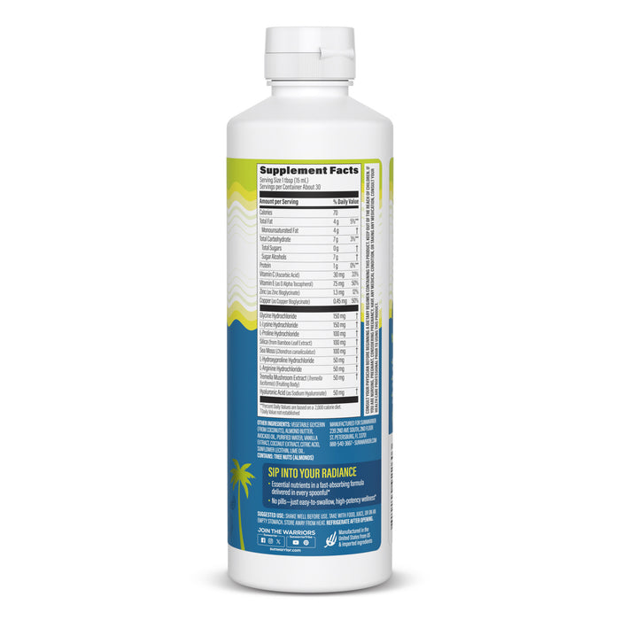 Liquid Vegan Collagen Boost Coconut Lime Vitamins & Supplements Sunwarrior