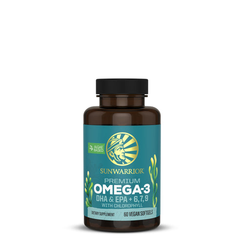Premium Omega-3 | Vegan DHA & EPA Vitamins & Supplements Sunwarrior 30 Servings
