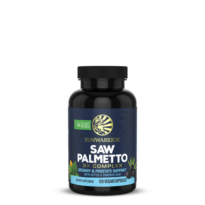 Saw Palmetto 3X Complex Vitamins & Supplements Sunwarrior 60 Servings