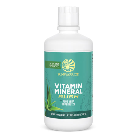 Vitamin Mineral Rush in Aloe Vera Superjuice Vitamins & Supplements Sunwarrior