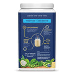 Protein for Strength with 5g Creatine - Warrior Blend Vanilla Plant-based Protein Sunwarrior