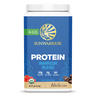Warrior Blend Organic Protein - Mocha Plant-based Protein Sunwarrior