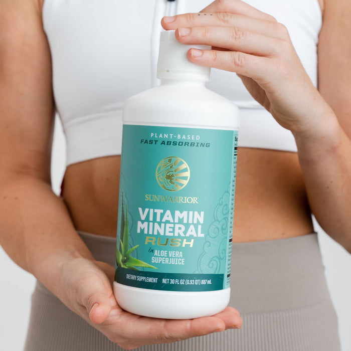 Vitamin Mineral Rush in Aloe Vera Superjuice Vitamins & Supplements Sunwarrior